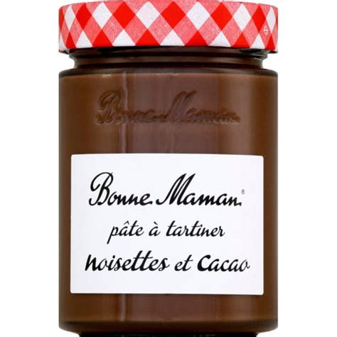 Pâte à tartiner noisettes & cacao BONNE MAMAN .